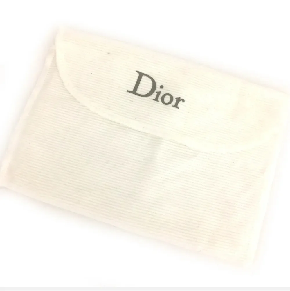 CHRISTIAN DIOR TROTTER CANVAS LEATHER BIFOLD WALLET/1A1537